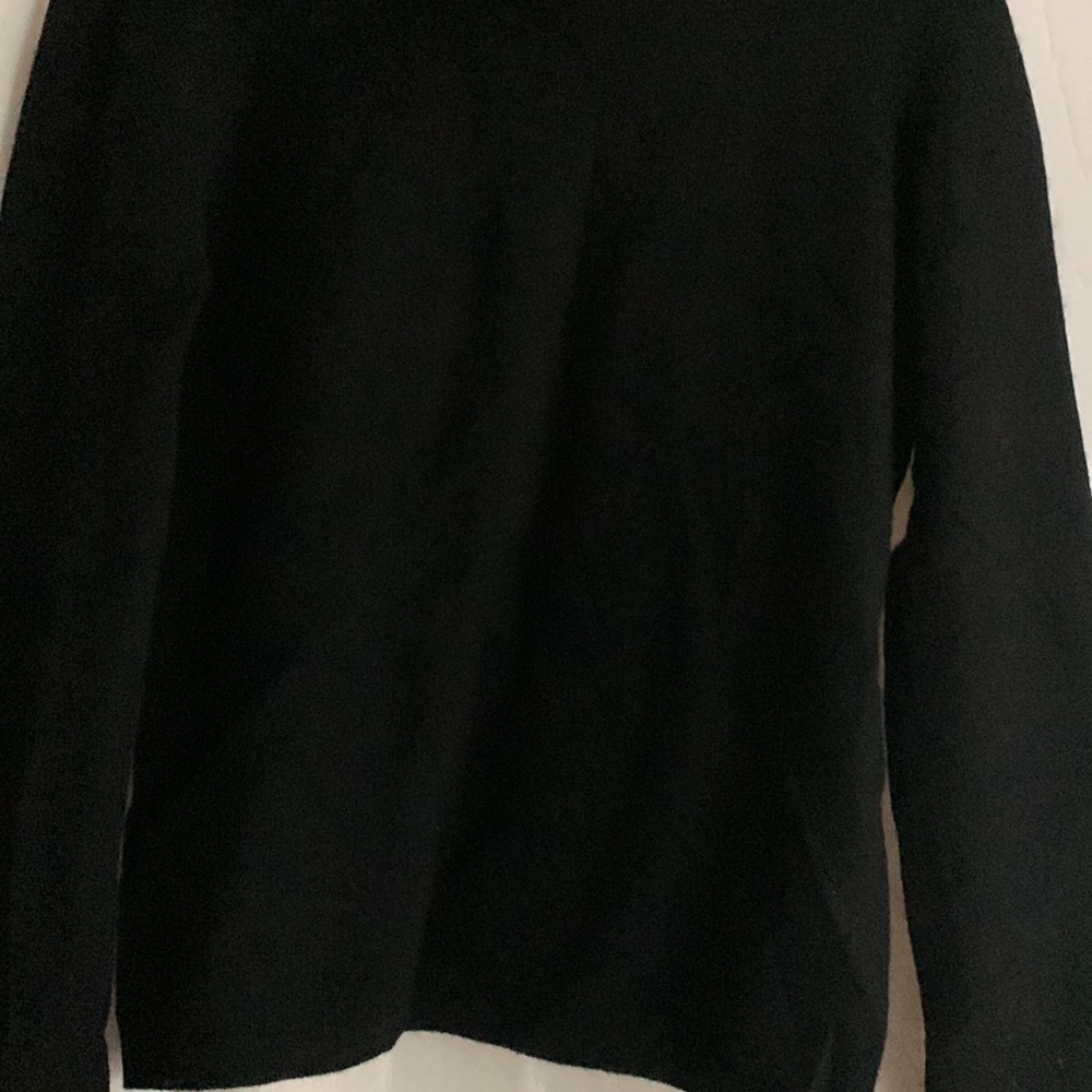 Hugo Buscati Collection Black Turtleneck Cashmere Sweater S - Picture 6 of 11